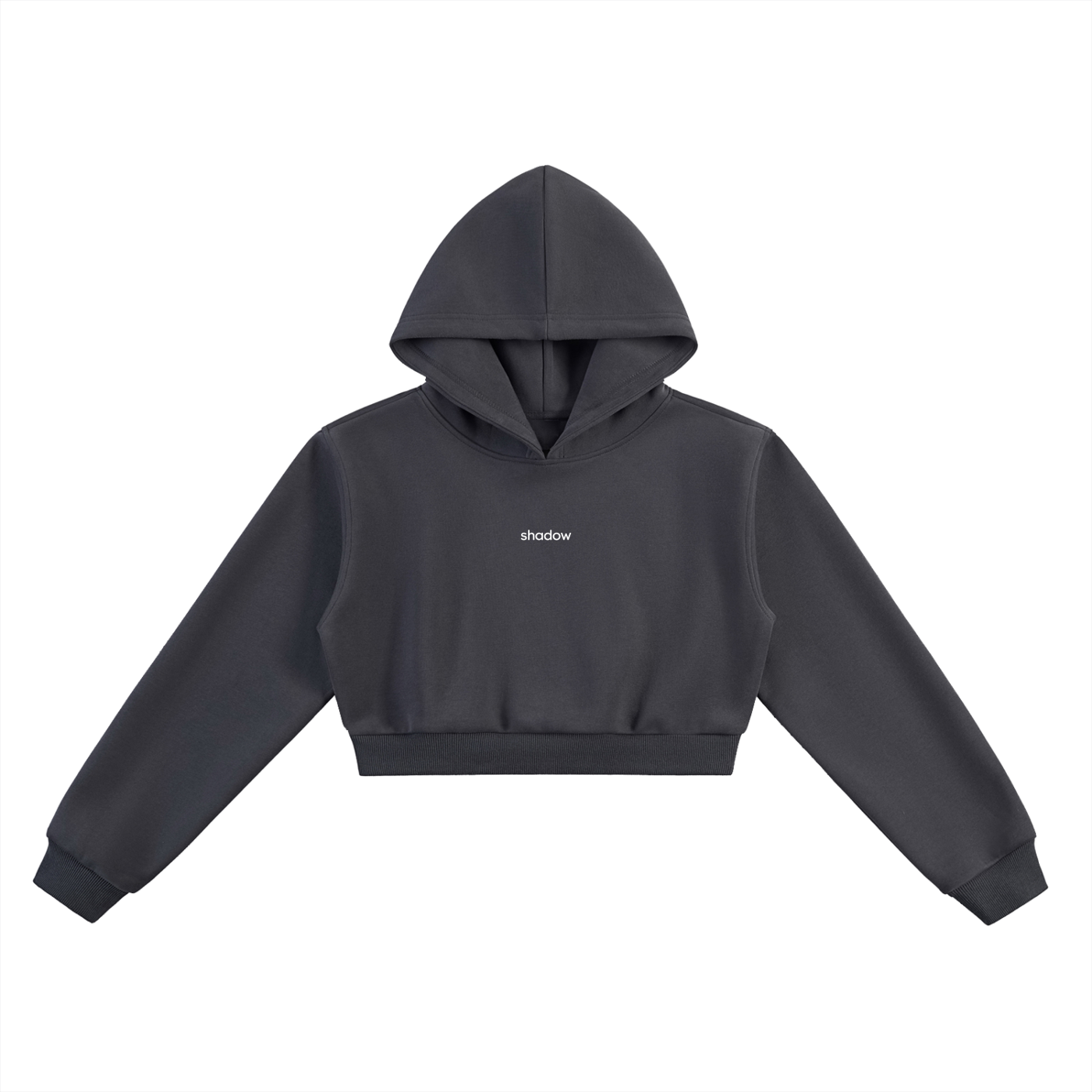 SHADOW - Cropped Hoodie
