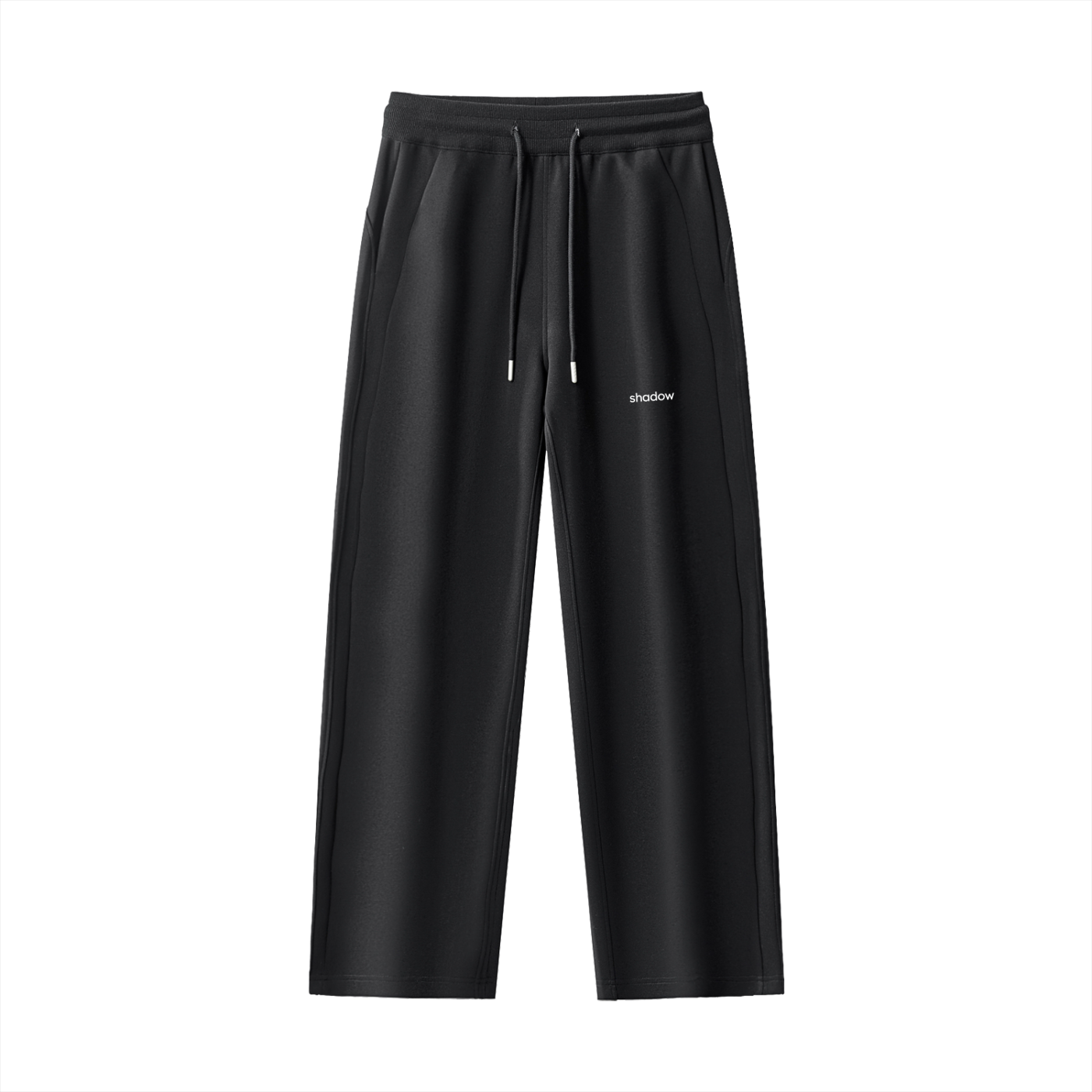 SHADOW MINIMALISTIC - Drawstring Straight-Leg Sweatpants