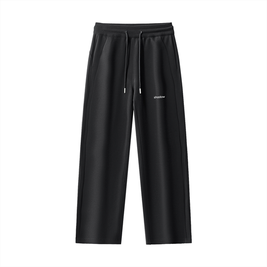SHADOW MINIMALISTIC - Drawstring Straight-Leg Sweatpants