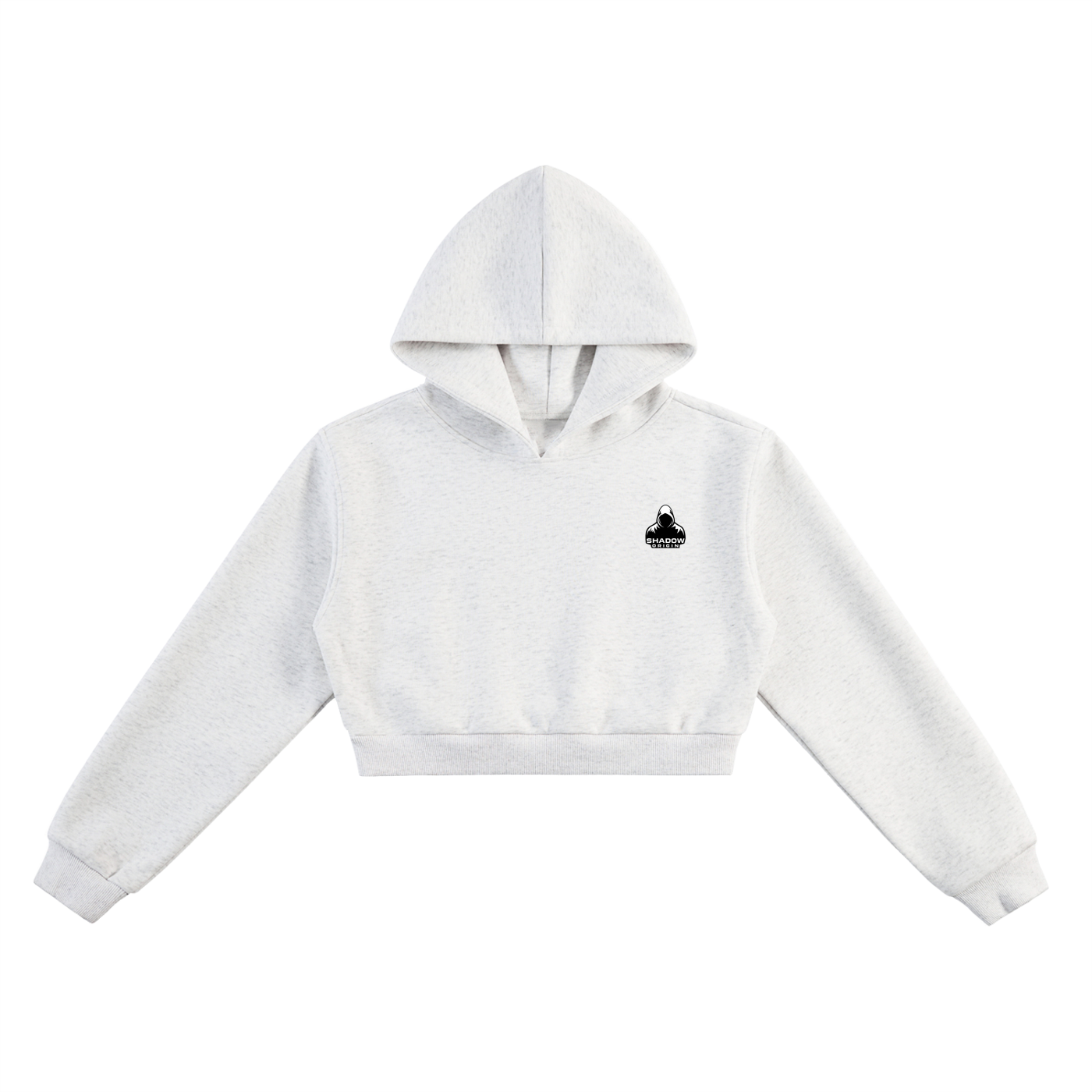 SHADOW ORIGIN - Cropped Hoodie